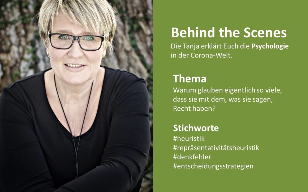 Warum glauben eigentlich alle, dass sie Recht haben?